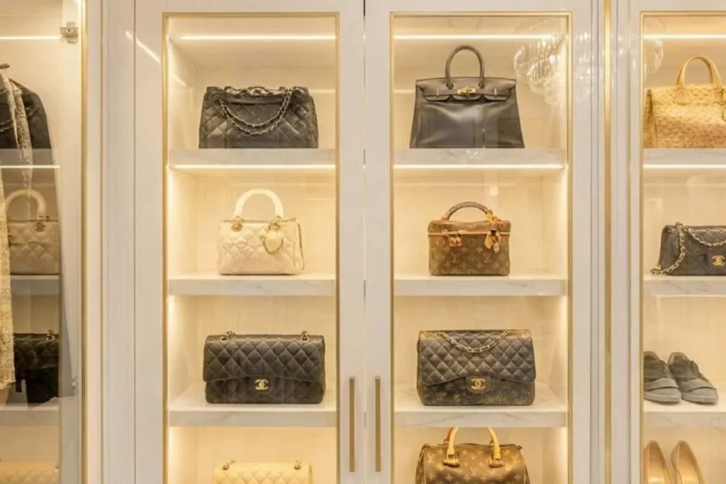 Custom closet drawers with soft-close hardware and premium materials